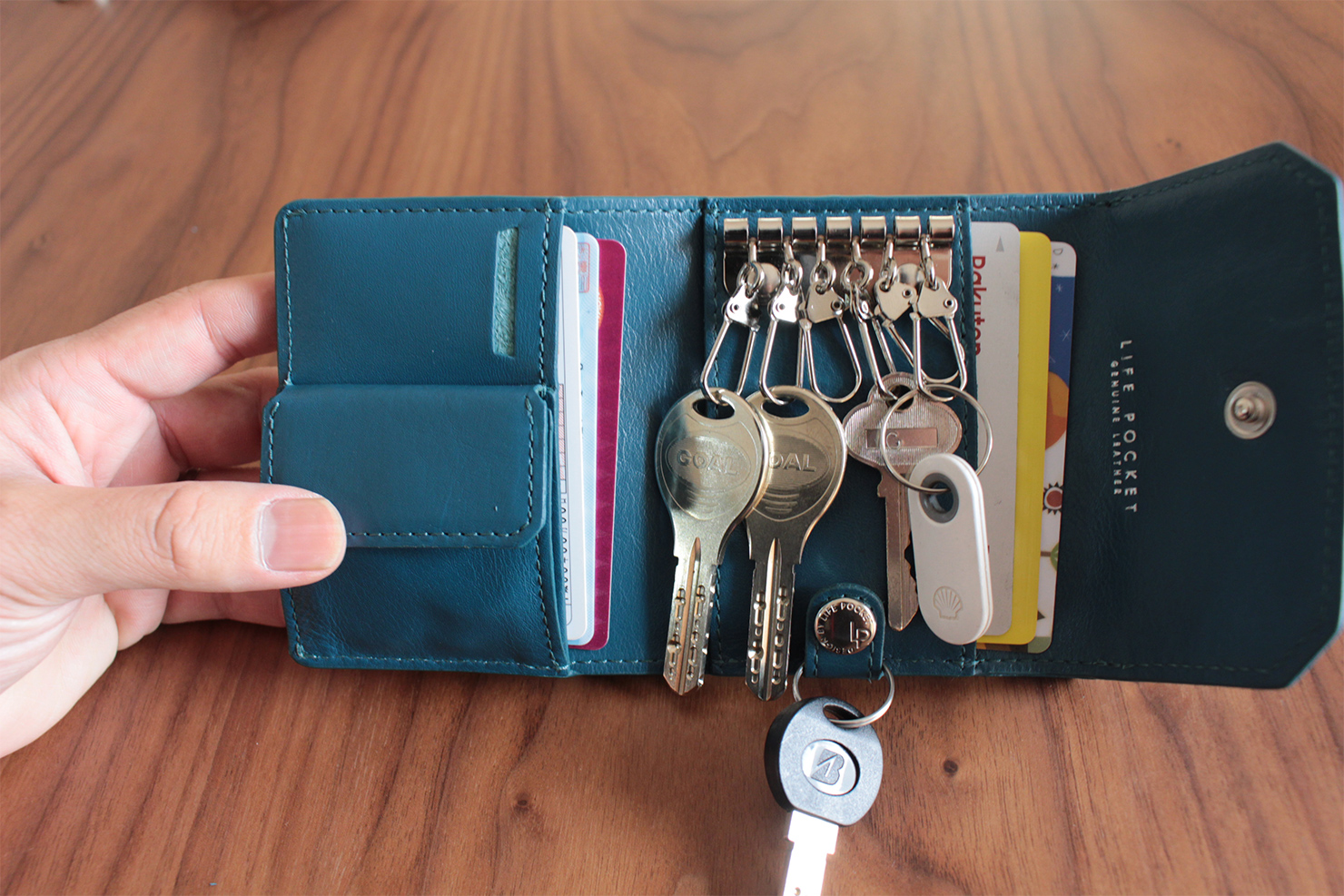 【財布レビュー】LIFE POCKET 「Key Wallet Mini」の使用感について